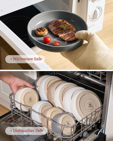 famiware Milkyway 33oz cuencos apilables para ahorrar espacio en la cocina