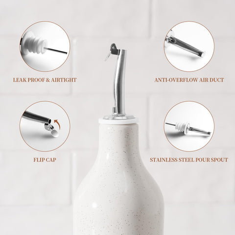Vertedor de acero inoxidable en el dispensador Famiware Milkyway para un flujo preciso