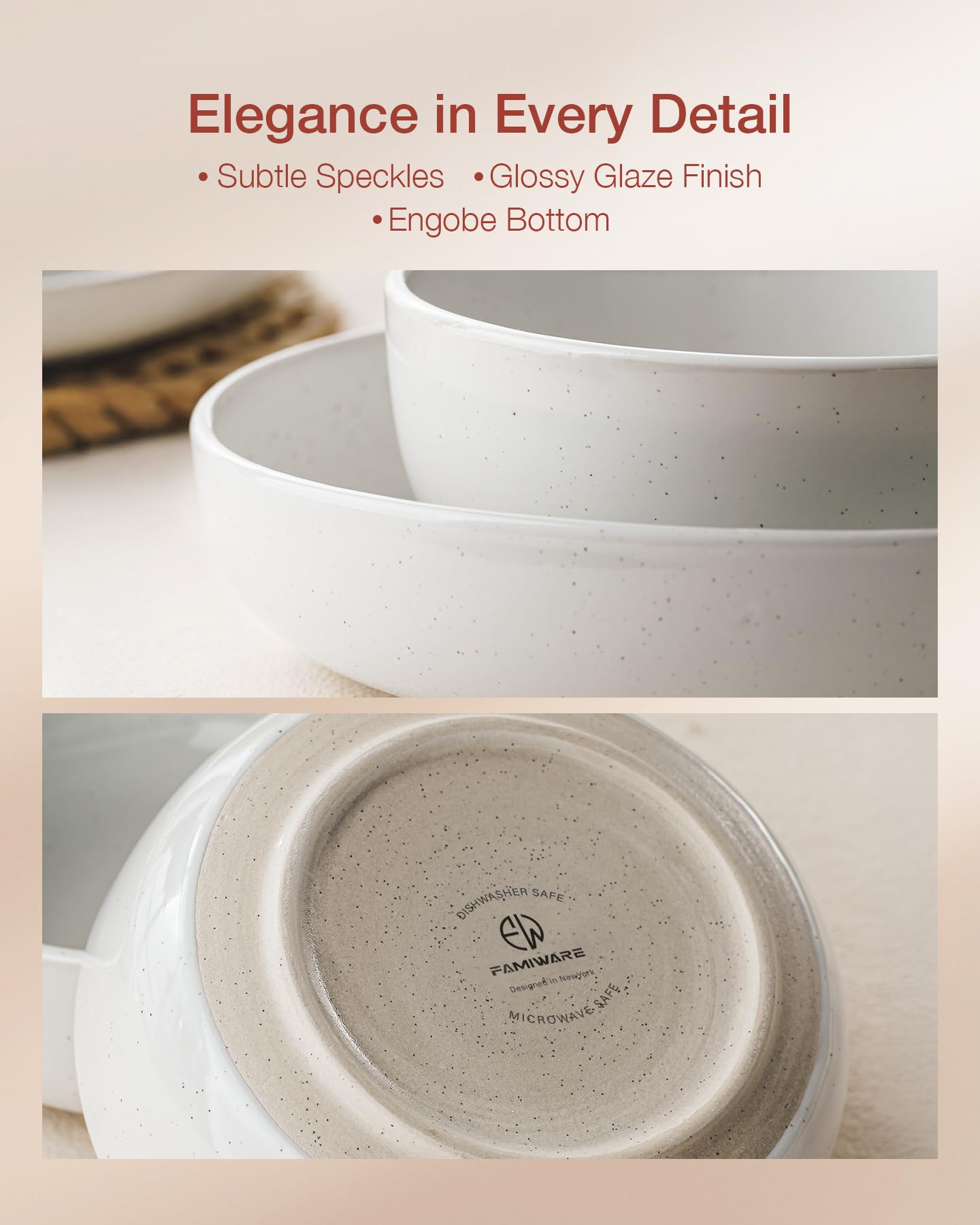 Vista de mesa con Milkyway, blanco, conjunto versátil para comidas familiares.