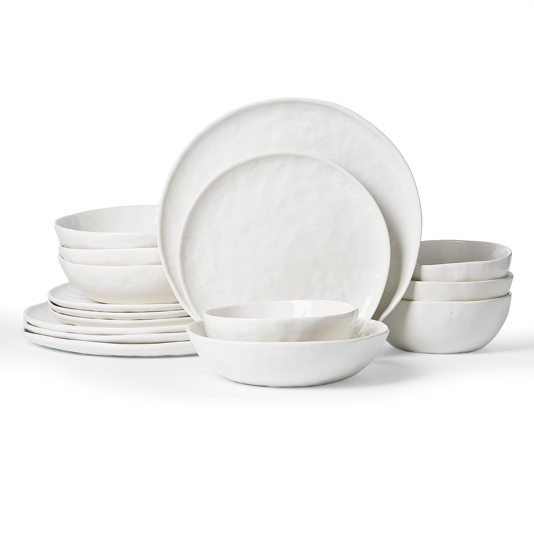 Famiware: plato principal con borde ondulado, ideal para comidas diarias con estilo