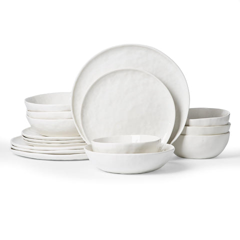 Famiware: plato principal con borde ondulado, ideal para comidas diarias con estilo