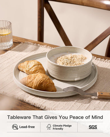 Famiware Premium tazón cereal 5-5 pulgadas apilable para ahorrar espacio