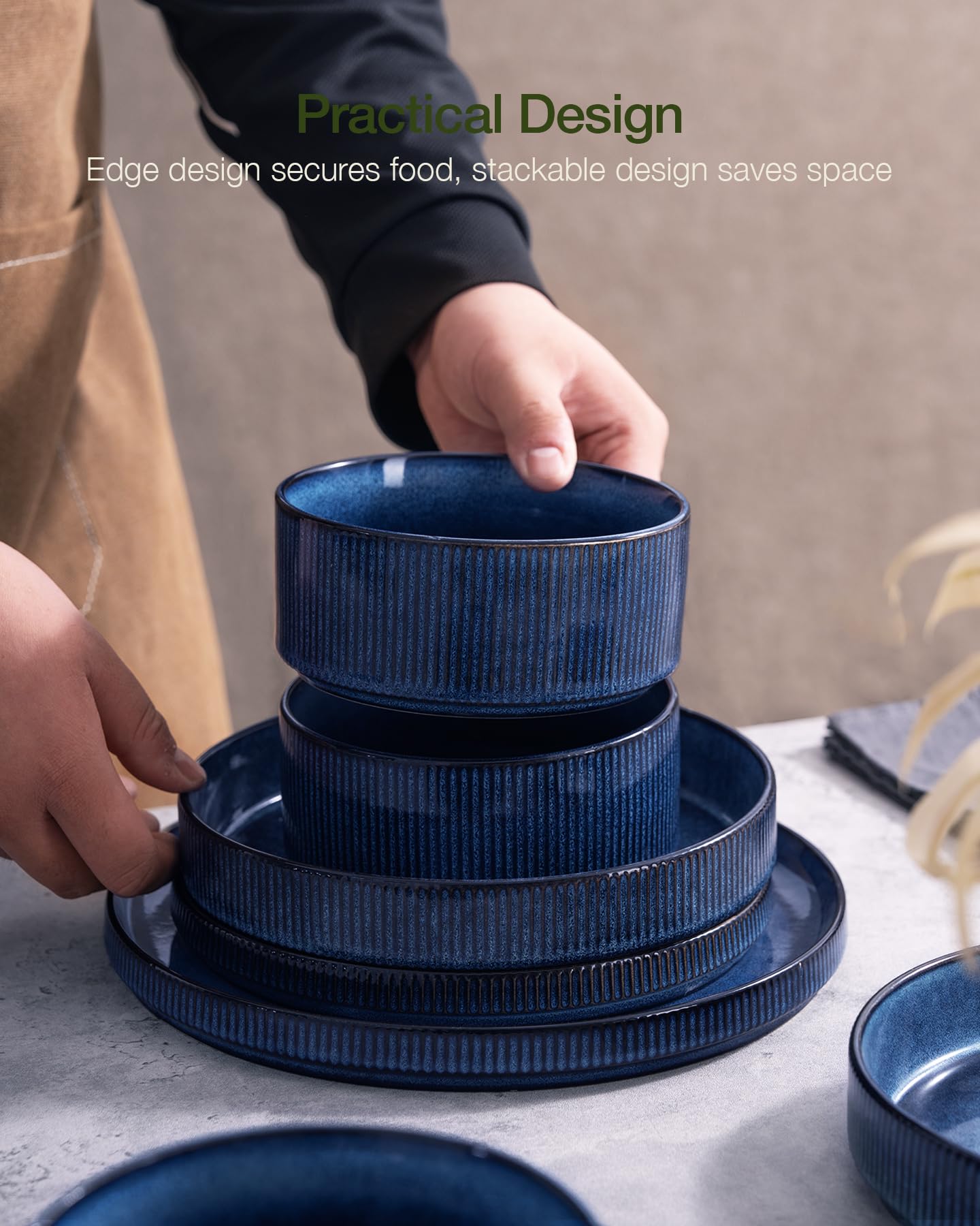 Famiware Star ceramica duradera, resistente a golpes para uso diario.