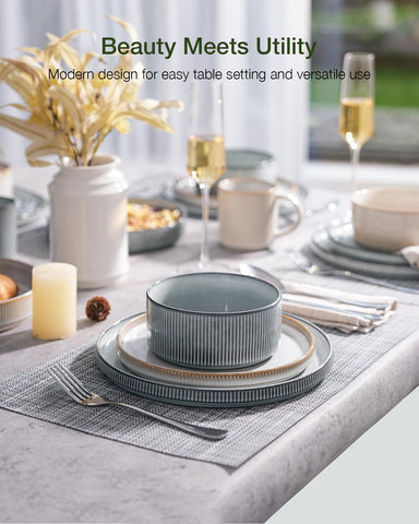 famiware Star Dinnerware Set: plato ensalada 8 pulgadas, diseño práctico