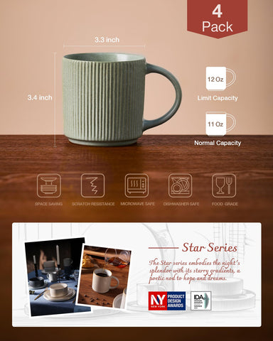 Taza famiware con asa ergonómica, ideal para té o café.