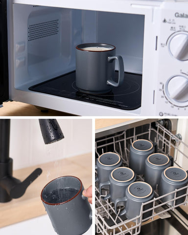 Tazas Famiware Nebula aptas para microondas y lavavajillas, limpieza sencilla