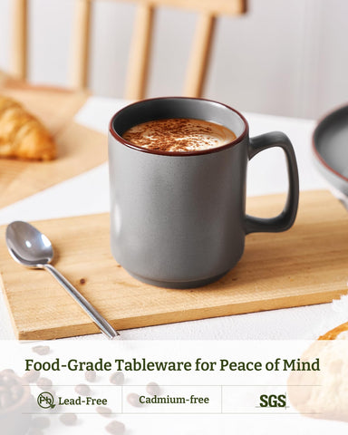 Tazas Famiware Nebula apilables con base ranurada para ahorrar espacio