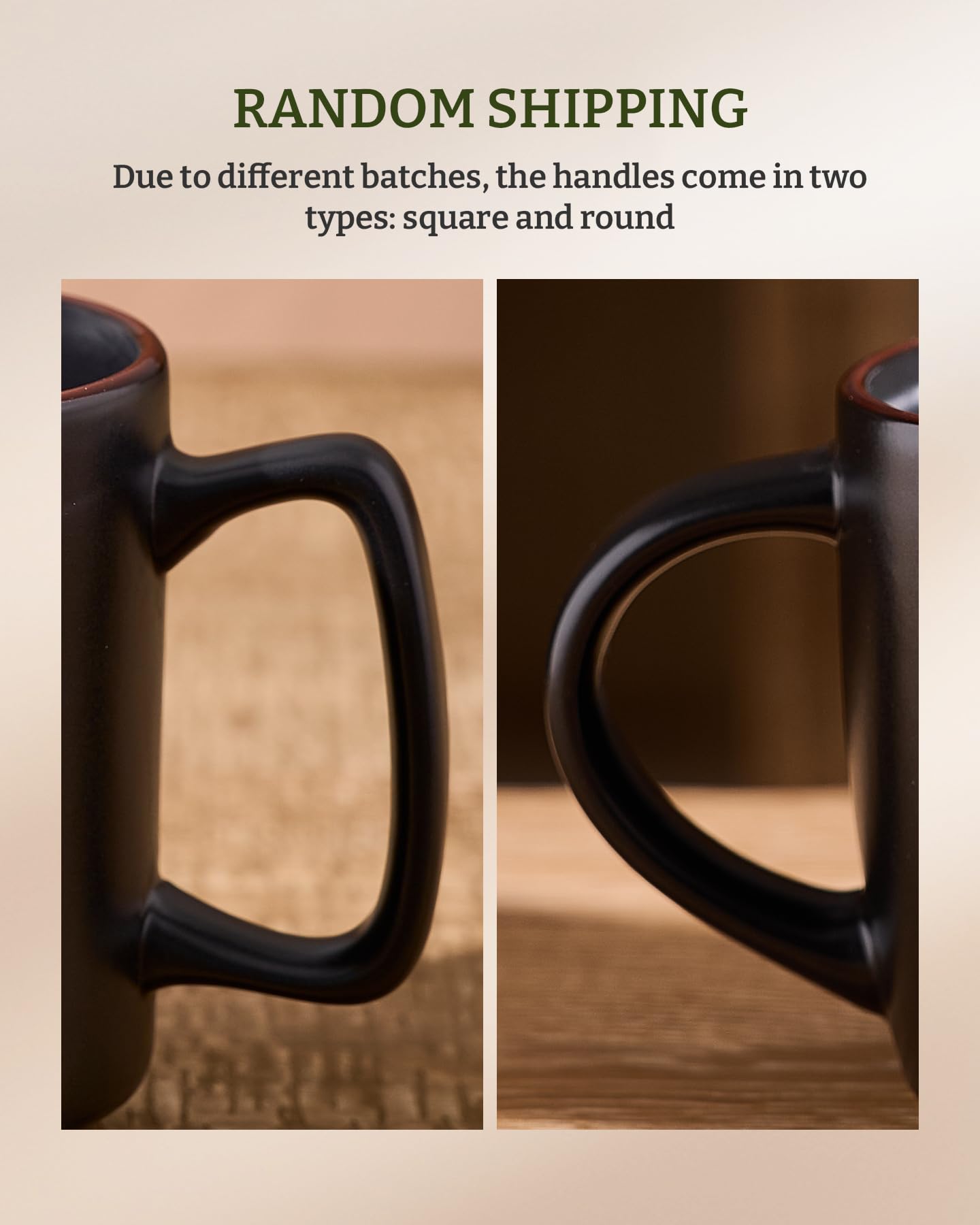 Tazas Famiware Nebula con mango ergonómico para un agarre cómodo