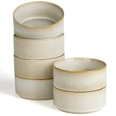 Tazones para cereal Famiware con esmalte doble, ideal para desayunos coloridos y presentación en mesa