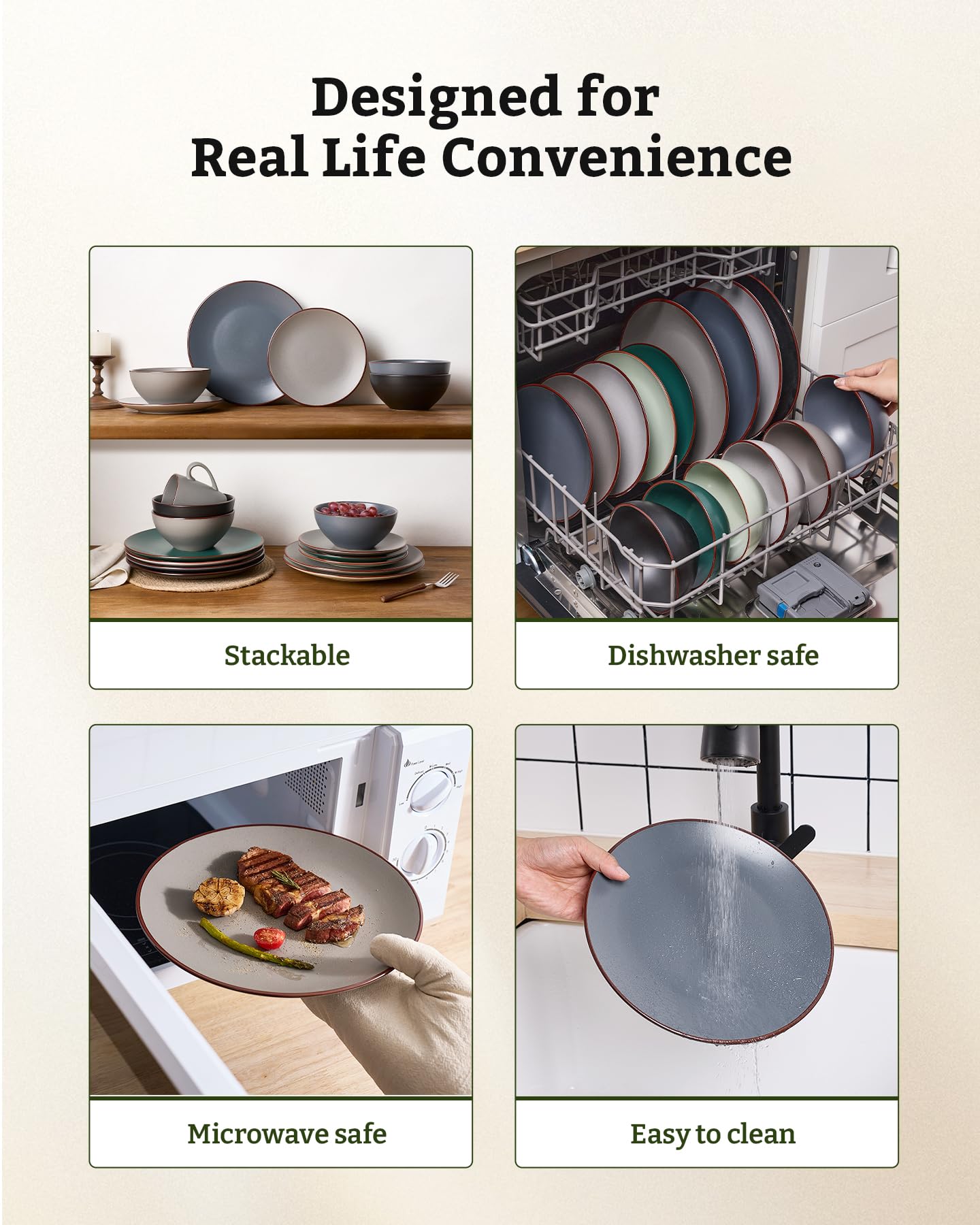 Famiware Venus, diseño apilable que ahorra espacio en la cocina