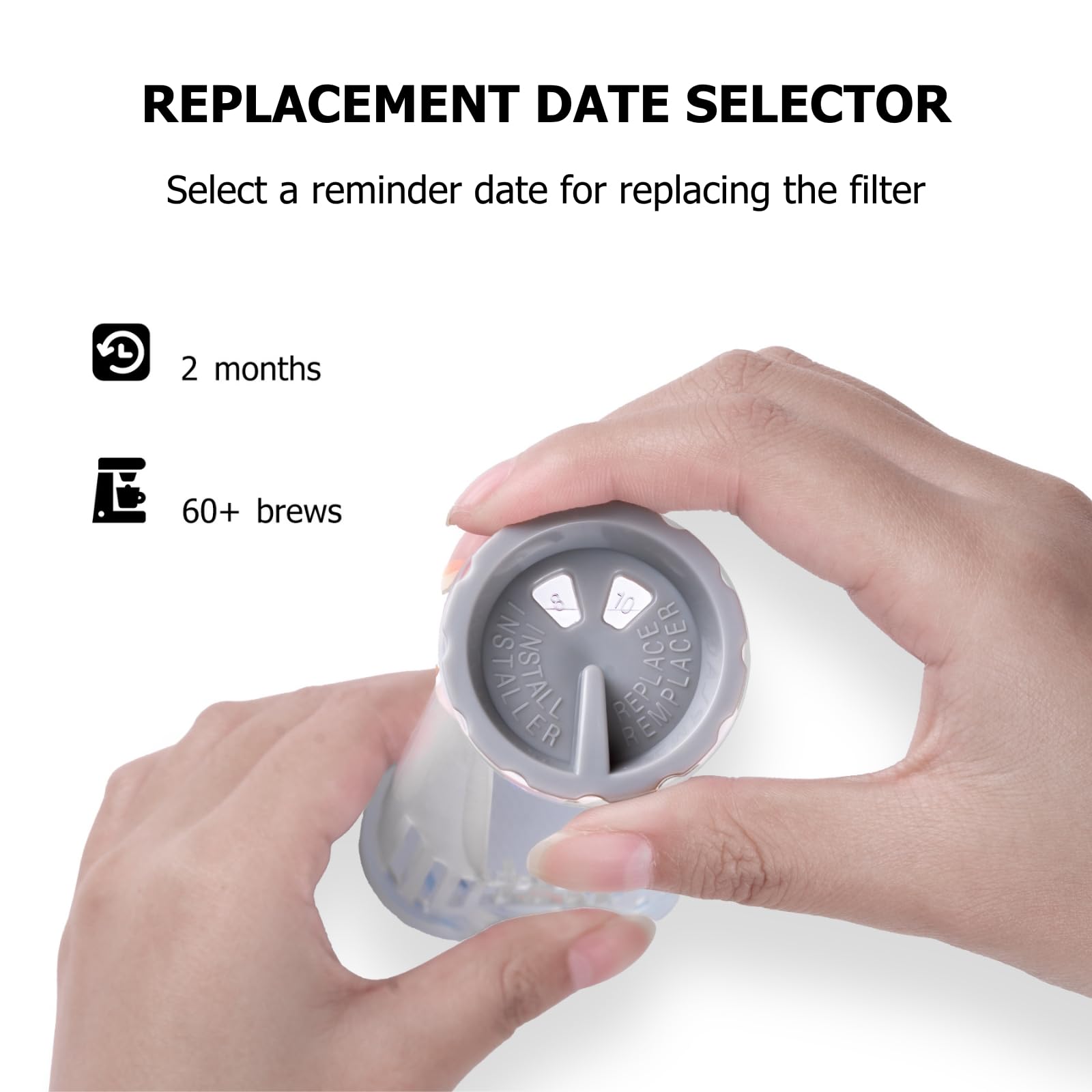 Fanativita dos filtros reemplazo, agua más limpia para cada taza.