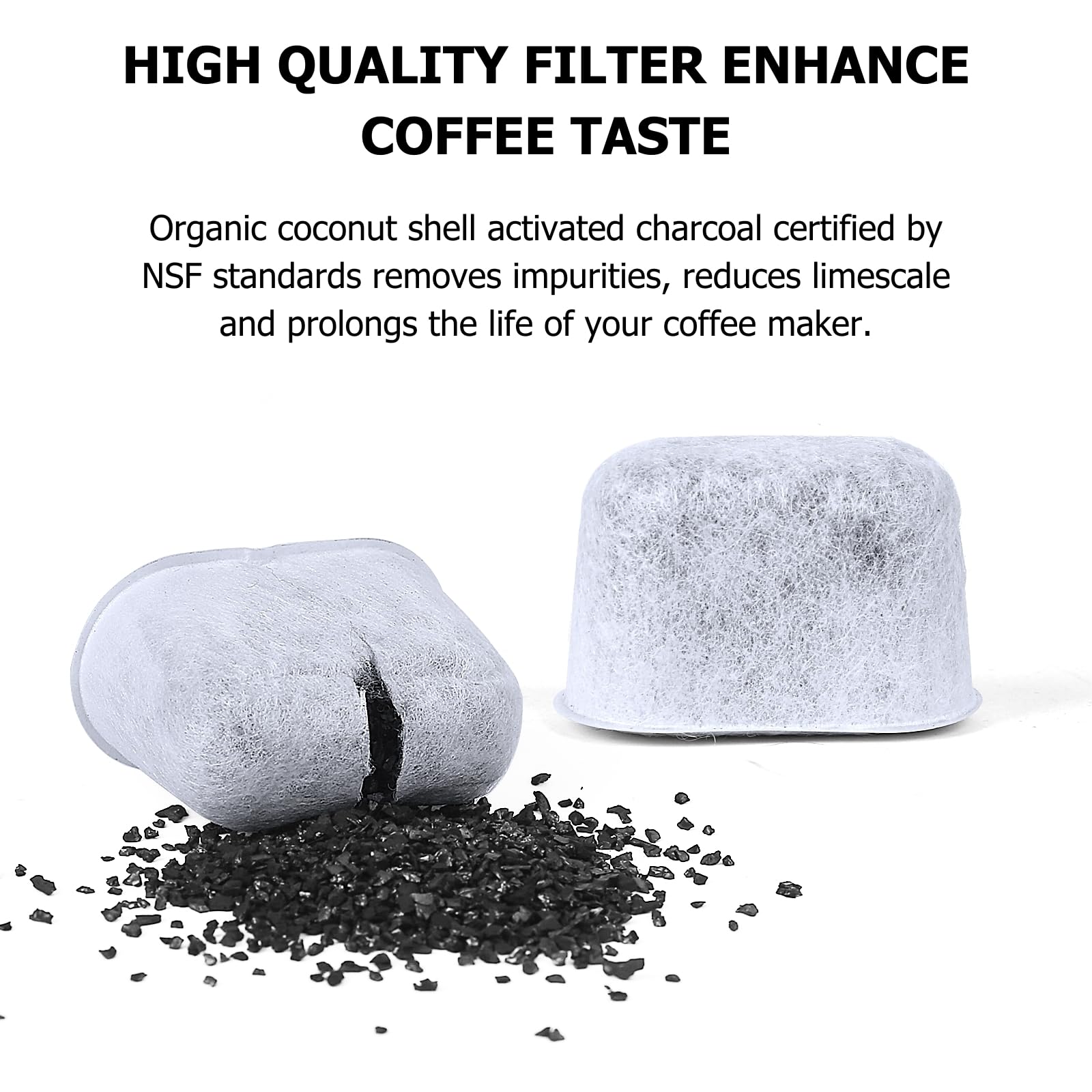 Fanativita filtro NSF certificado mejora el sabor del café.
