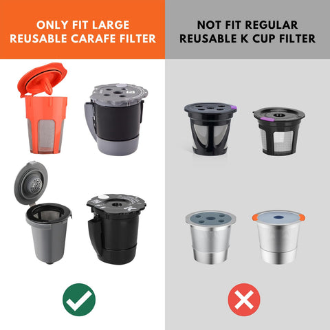 Fanativita filtro para K-Carafe, filtrado suave y sabor equilibrado.