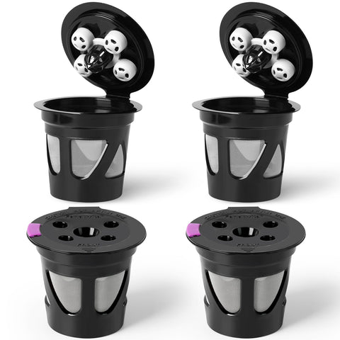Fanativita K-Cups reutilizables para Keurig, ahorro en cápsulas desechables.
