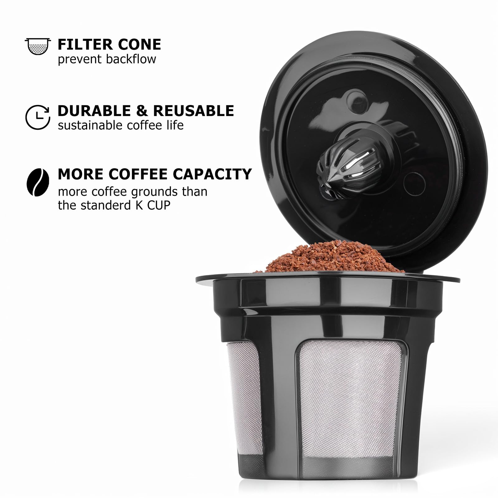 Fanativita pod reutilizable eco para café, reduce residuos y costos.