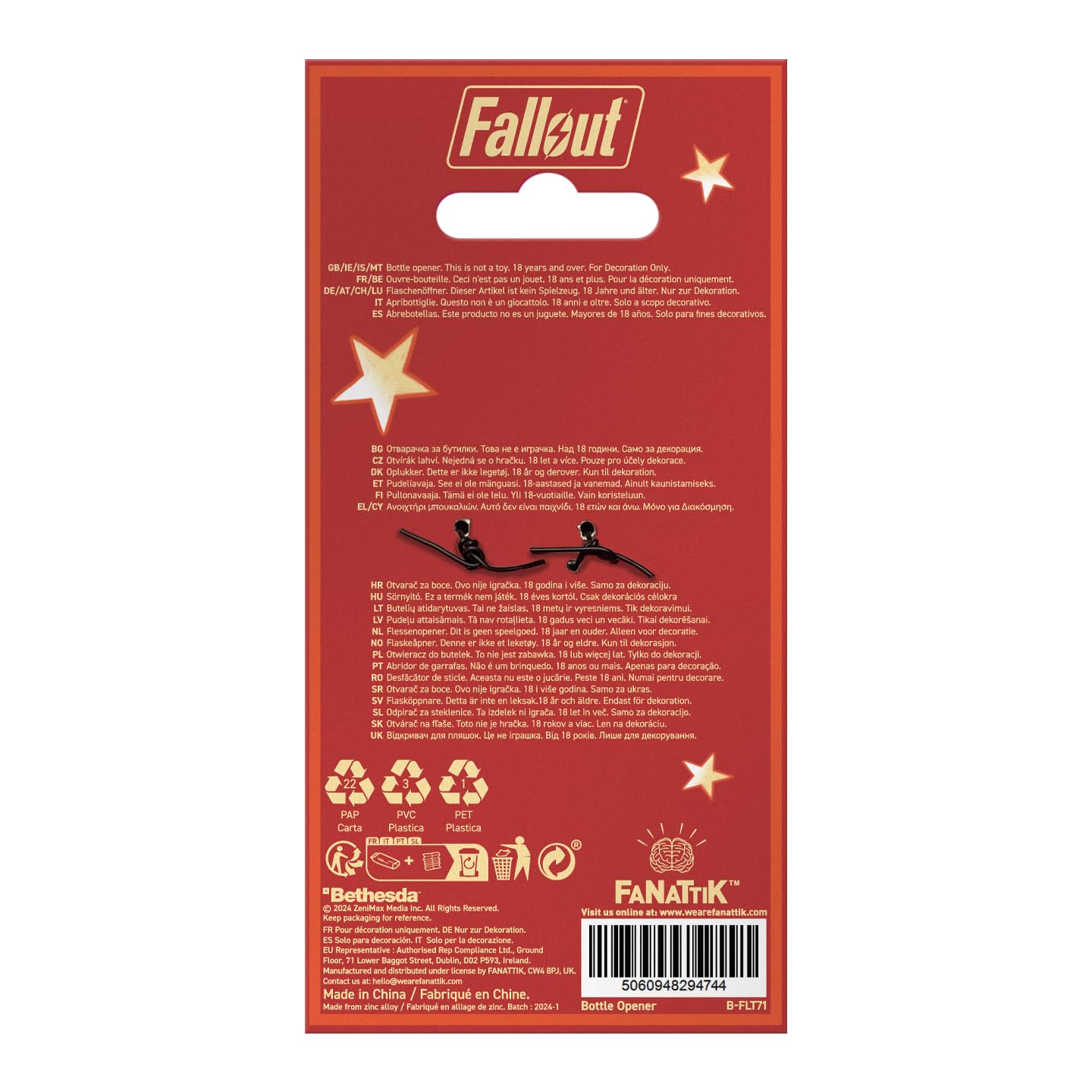 Fanattik Nuka-Cola uso diario, robusto y fiable.