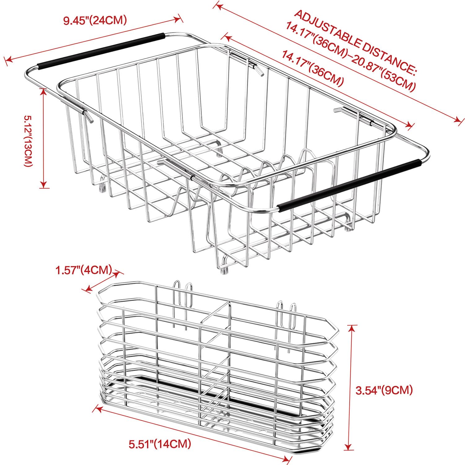 Fanbsy soporte para utensilios inoxidables mantiene cubiertos secos.