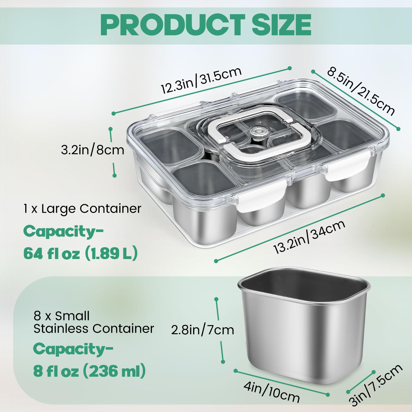 FANCILLA Snackle Box diseño durable para regalo práctico