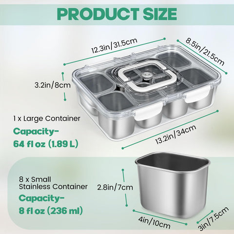 FANCILLA Snackle Box diseño durable para regalo práctico