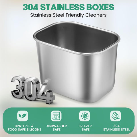 FANCILLA Snackle Box para almuerzo y meriendas en movimiento