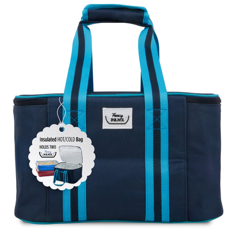 Fancy Panz bolsa aislante para cacerola azul marino, mantiene comida estable durante el traslado