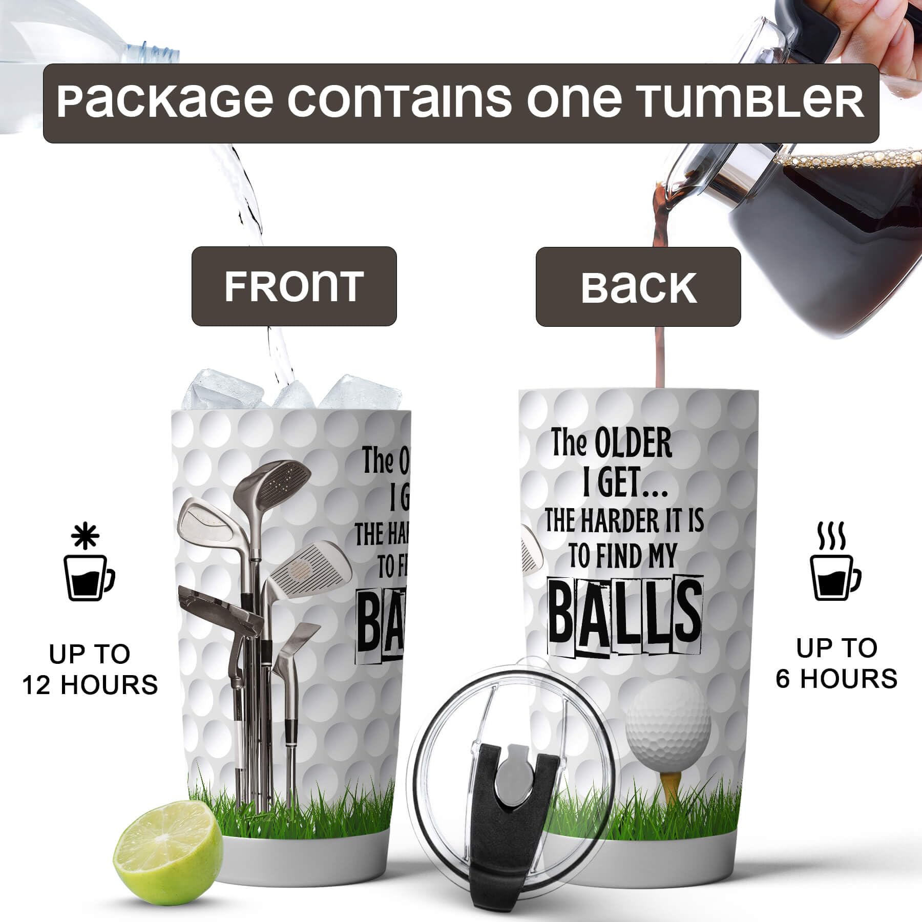 Fancyfams Regalo humor golf papa, perfecto para el Día del Padre.