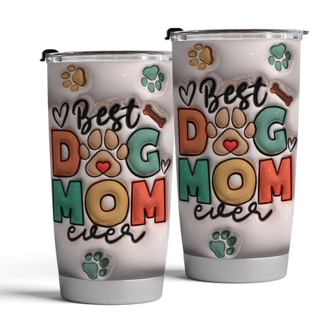 Fancyfams taza termica para mamá de perros, ideal para llevar café todo el día