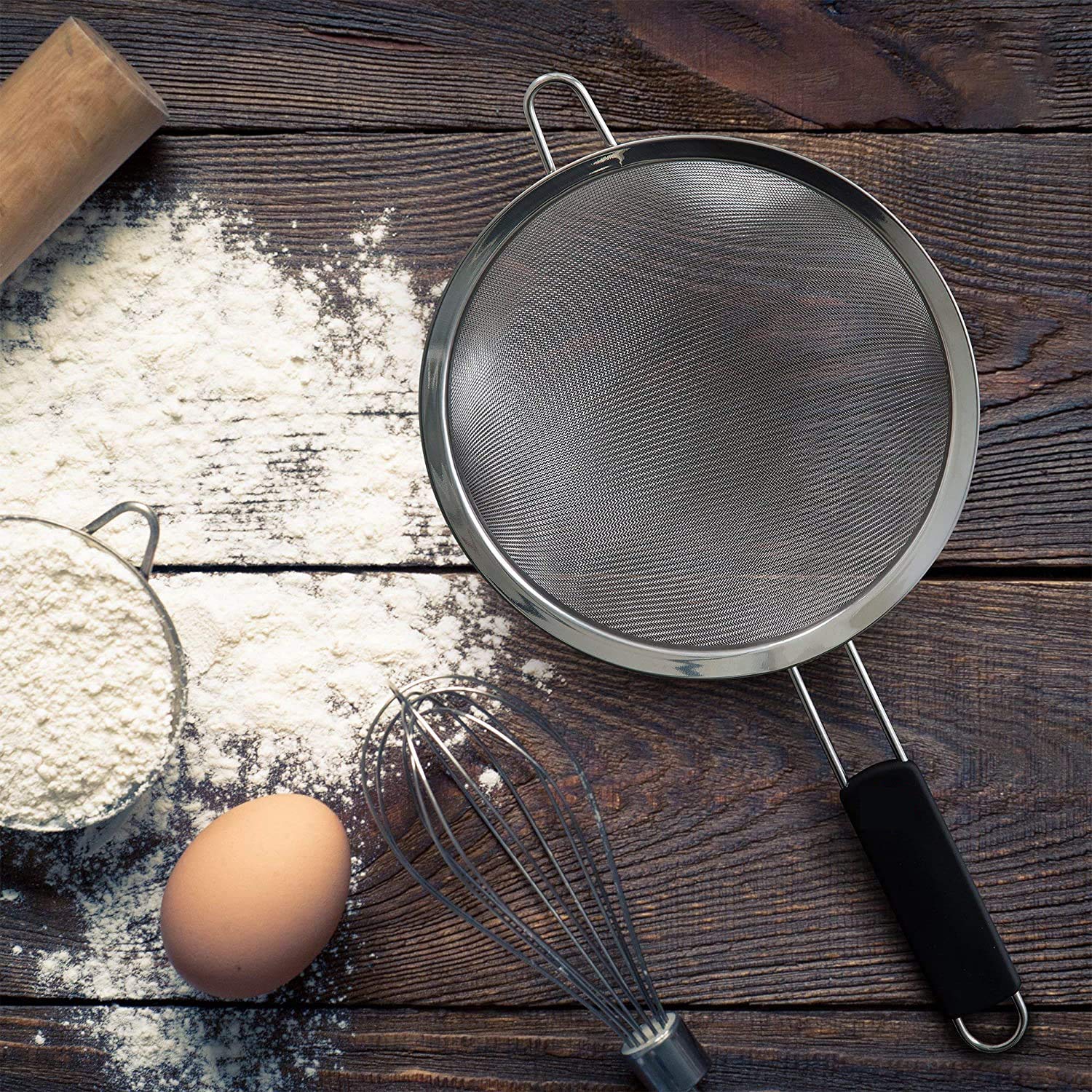 Fancymay tamiz de malla fina para té o quinoa, fácil limpieza.