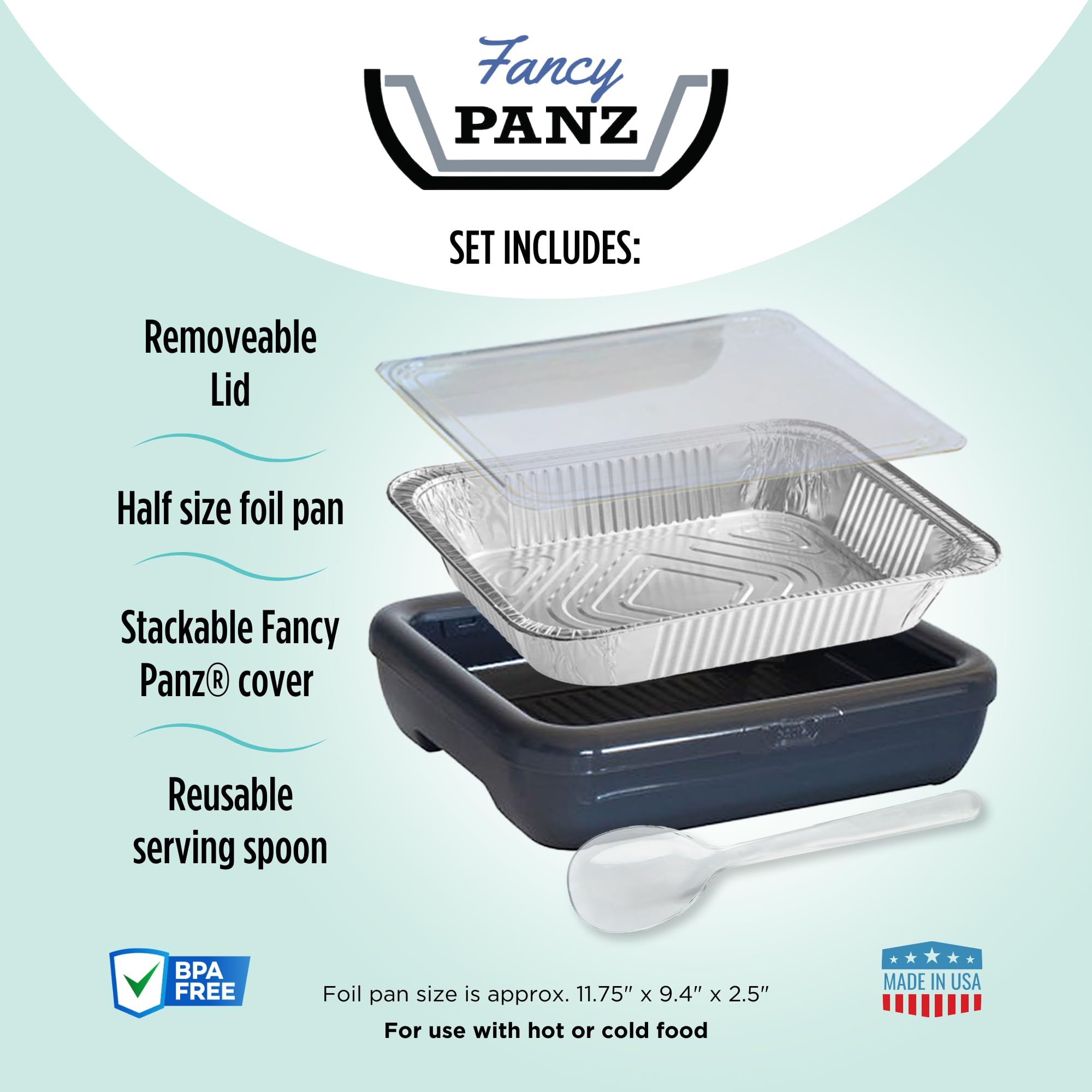 Bandeja de servicio elevada de Fancy Panz para presentaciones elegantes.