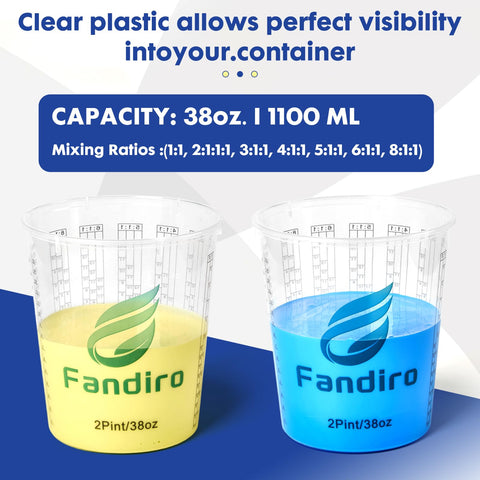 Fandiro plástico duradero resistente a solventes para pintura.
