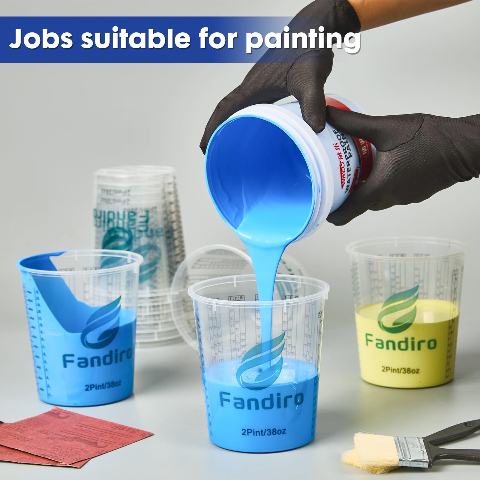 Fandiro usos multiuso: pintura, resina y epoxi en proyectos.