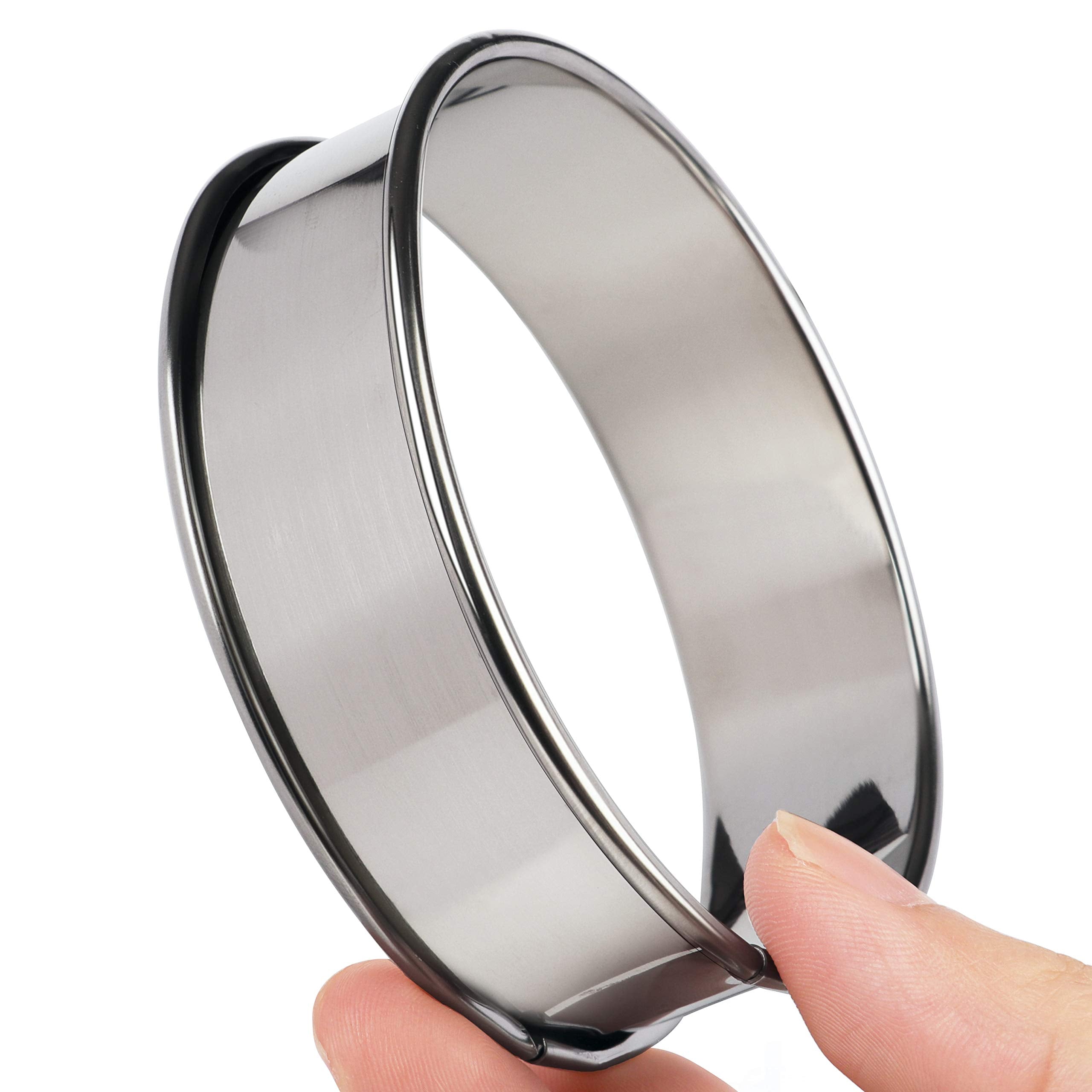 Anillos FANGSUN aptos para sartén y parrilla, cocción rápida.