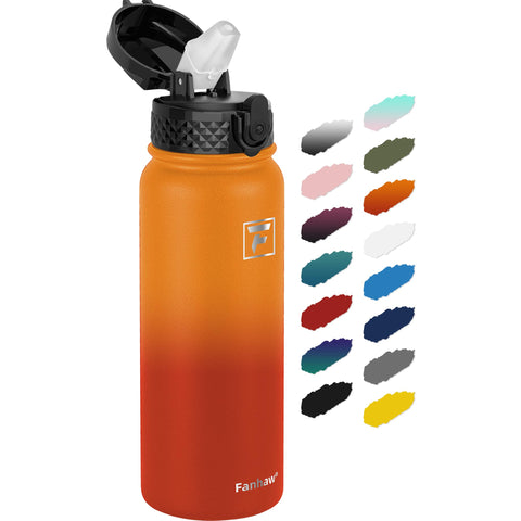 Fanhaw 20oz frente de botella, color vibrante para uso diario y deporte.