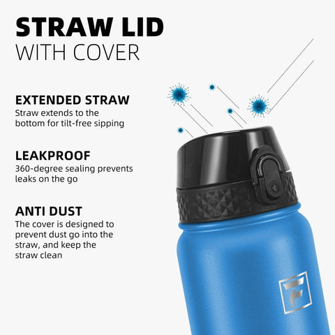 Interior con aislamiento de doble pared en Fanhaw 20 oz para bebidas frías