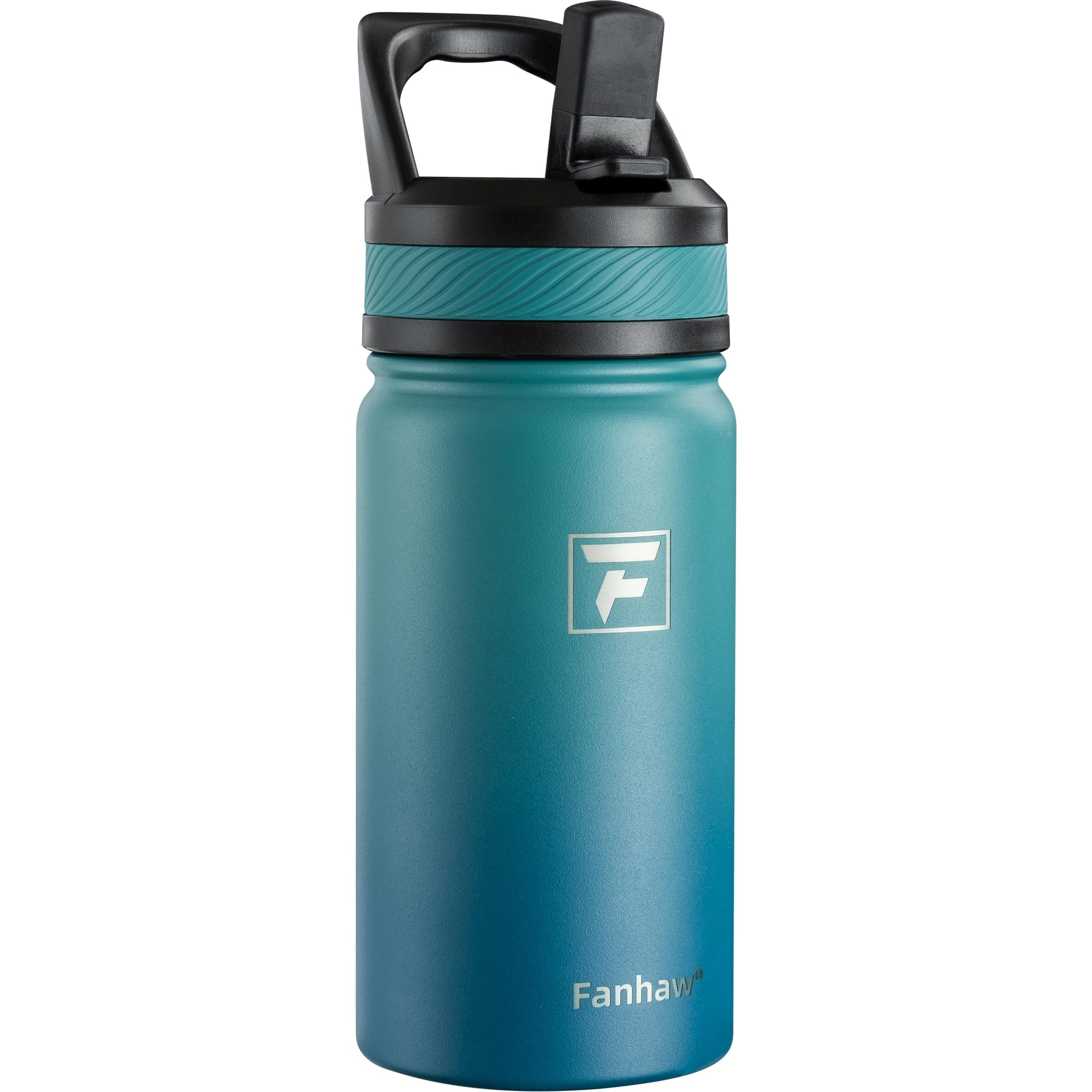 Botella Fanhaw para niños con tapa de sorbete, ideal para la escuela.