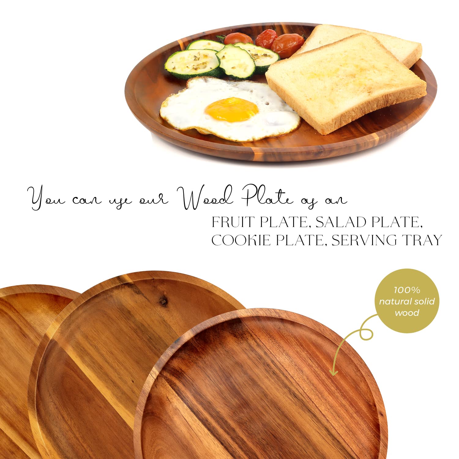 Platos FANICHI apilables para ahorro de espacio en la mesa.