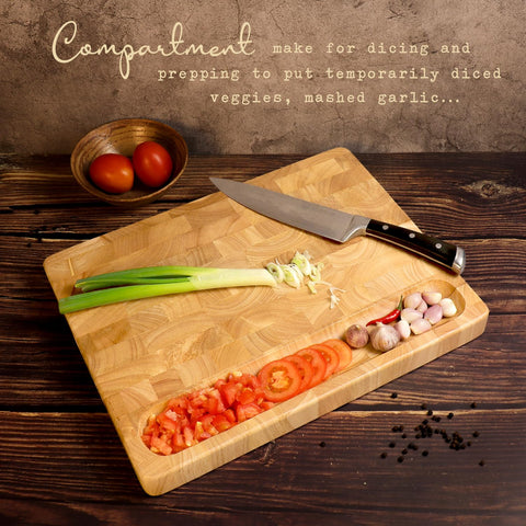 FANICHI Tabla de corte grande ideal para pan, frutas y carnes