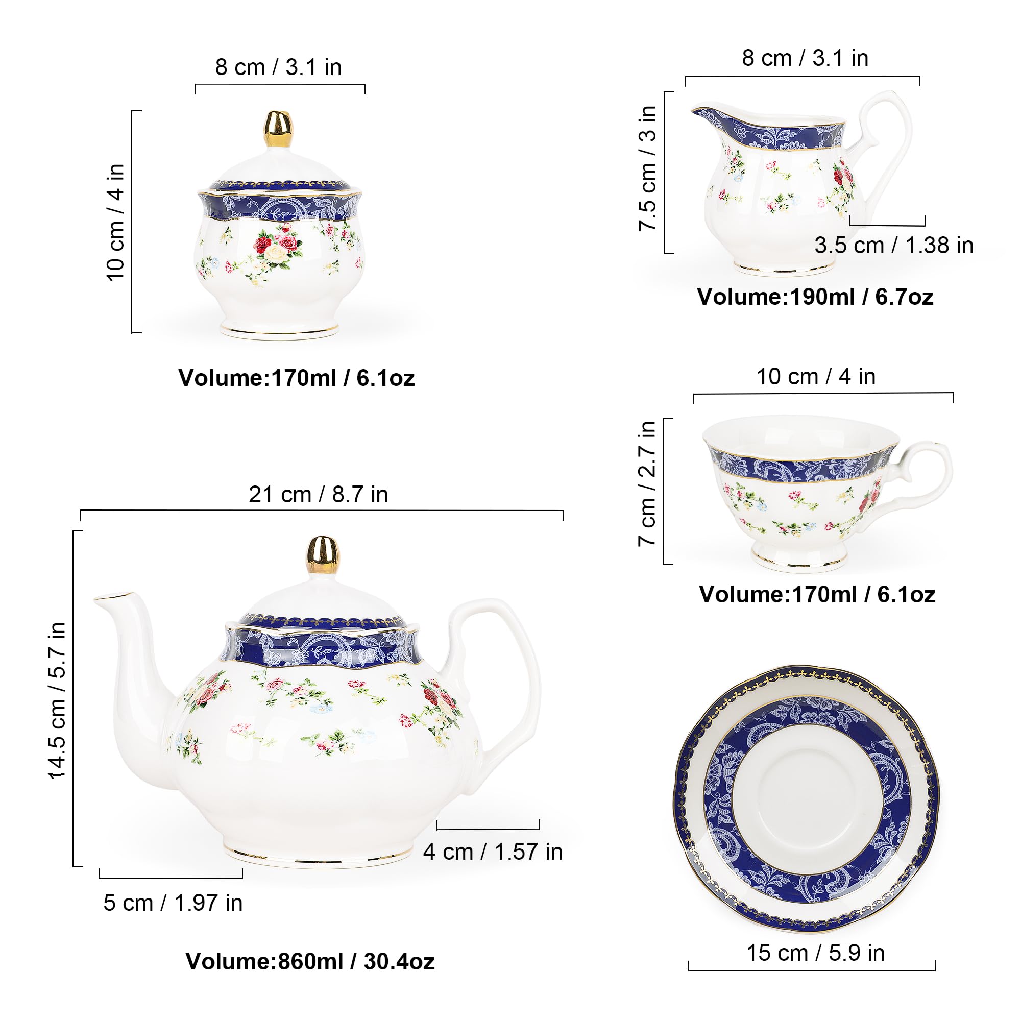 Fanquare artesania de Chaozhou, porcelana china hueso de alta calidad.