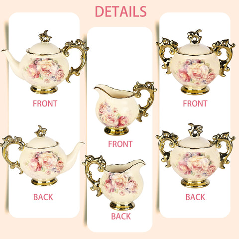 Fanquare empaque seguro de porcelana floral, protección durante el envío