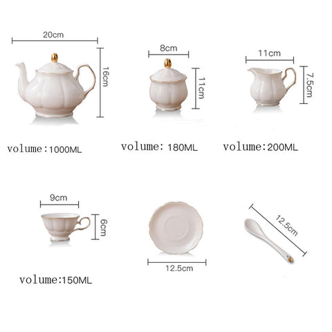 Platillos Fanquare cerámica blanca para tazas y servicio