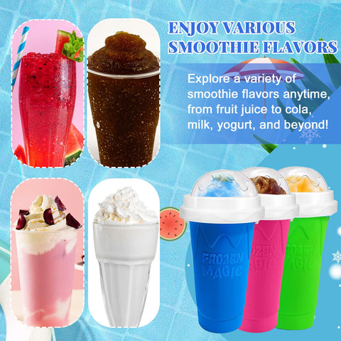 Fans-One copa para granizados, DIY en familia: diversión al hacer bebidas frías.