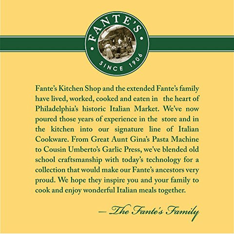 Estilo italiano clásico de la prensa Fantes Cousin Umberto's