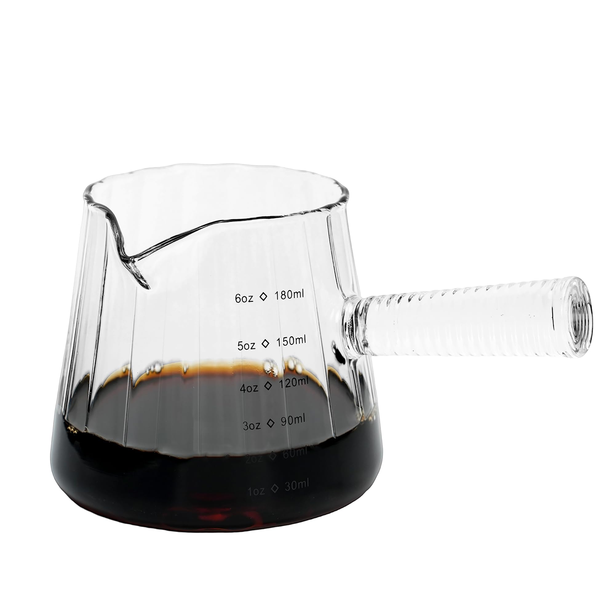 Taza medidora FANTESTICRYAN 6oz acanalada para mediciones precisas en horneado