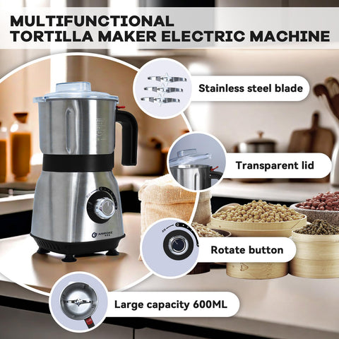 FAOFER molinillo capacidad 600 ml facilita moler grandes cantidades.