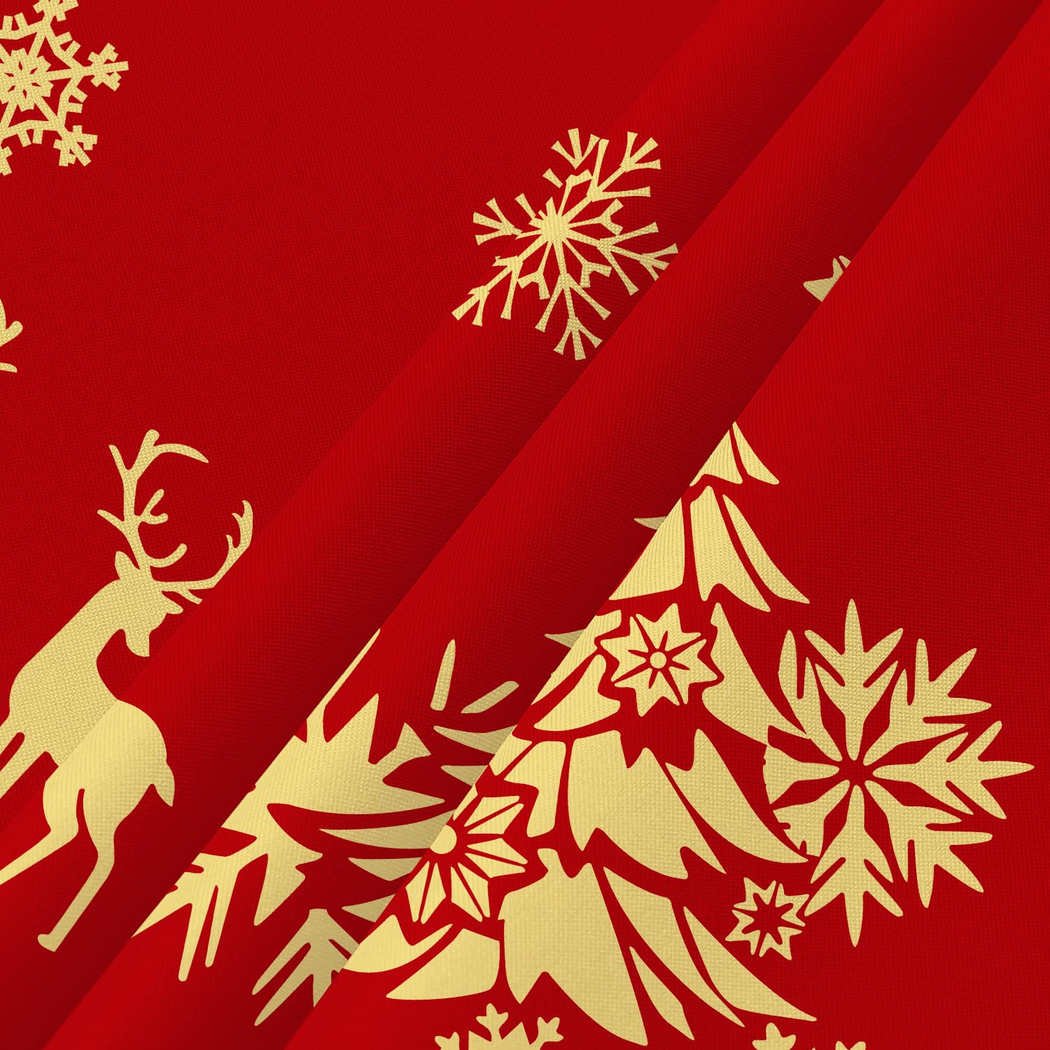 Mantel decorativo para interiores y exteriores con ambiente navideño.
