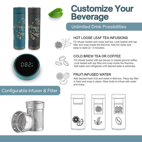 Farasi diseño versátil para té cafe o infusiones en movimiento