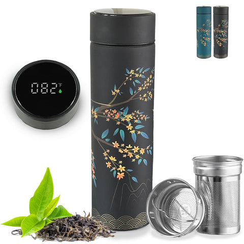 Farasi botella infusor de hojas sueltas para té en viaje