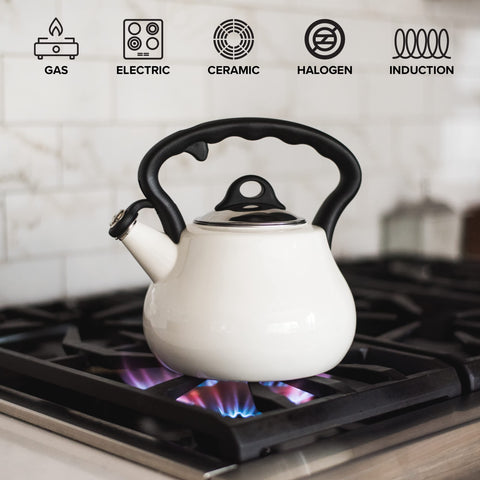 Capacidad de 2 cuartos (8 tazas), ideal para té y café