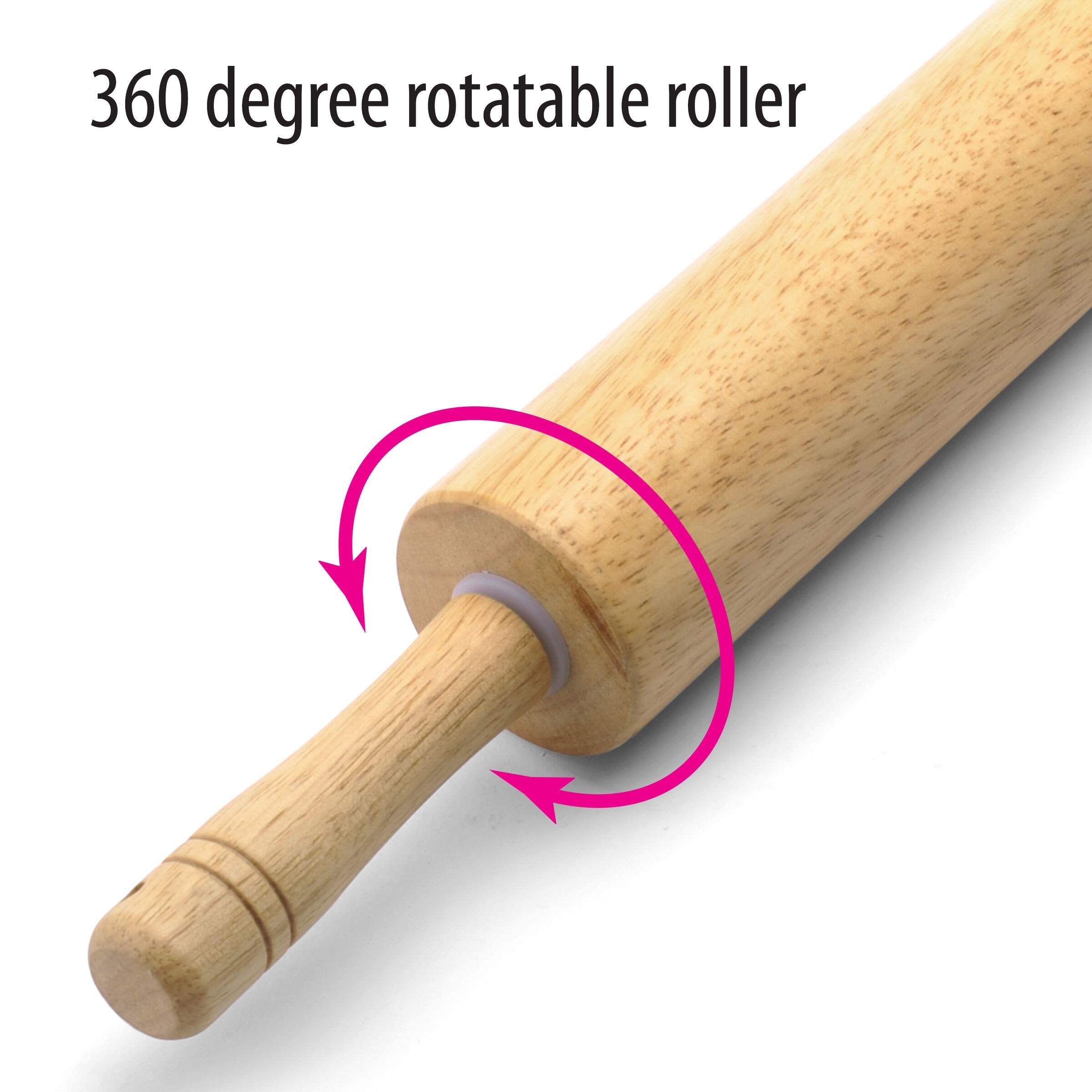 Superficie deslizante suave de Farberware para extender masa sin pegar.