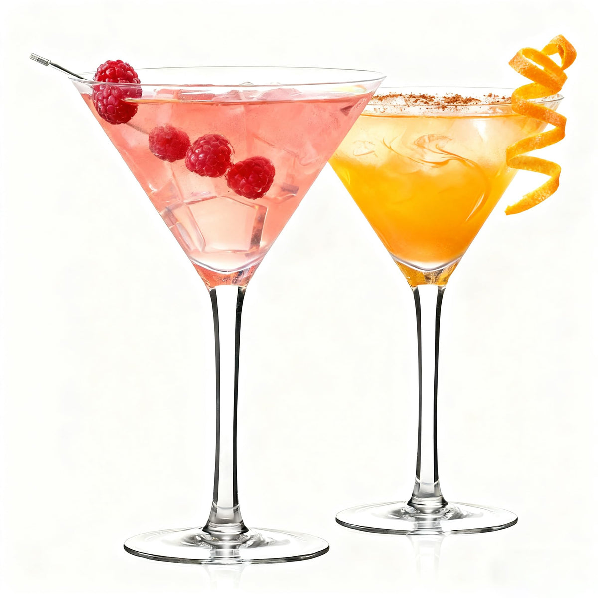 Copas Farielyn-X Martini, juego de dos, 9 oz, cristal libre de plomo para bebidas brillantes.